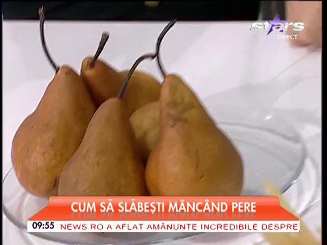 Cum slăbeşti m&acirc;nc&acirc;nd pere? Iată o dietă rapidă şi uşoară