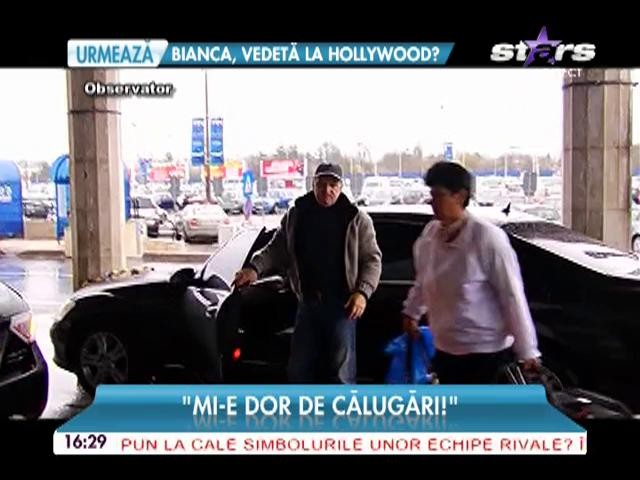 Gigi Becali a plecat din Rom&acirc;nia: "Mi-e dor de călugări"