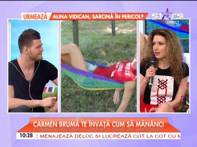 &Icirc;nvaţă de la Carmen Brumă ce să măn&acirc;nci de Paşte ca să nu te &icirc;ngraşi: "Seara, optează pentru friptură cu salată verde!"