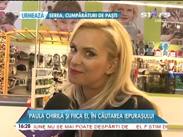 Paula Chirilă şi fiica ei, &icirc;n căutarea iepuraşului
