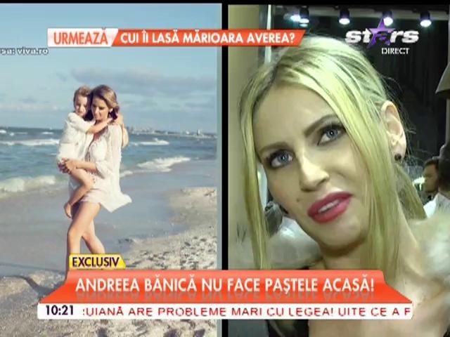 Andreea Bănică petrece Paştele departe de casă! Unde şi cu cine va petrece c&acirc;ntăreaţa