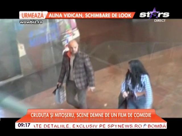 Cruduţa şi Mitoşeru, scene demne de un film de comedie