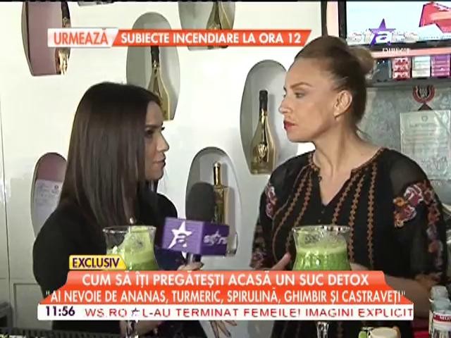 Adina Halas te &icirc;nvaţă cum să &icirc;ţi pregăteşti acasă un suc detox! Este delicios şi extrem de sănătos 2