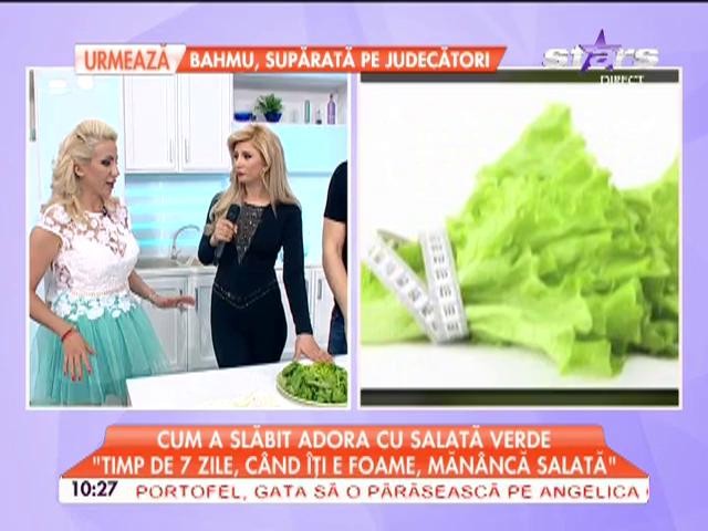 Cum a slăbit o celebră c&acirc;ntăreaţă 5 kilograme &icirc;ntr-o săptăm&acirc;nă?