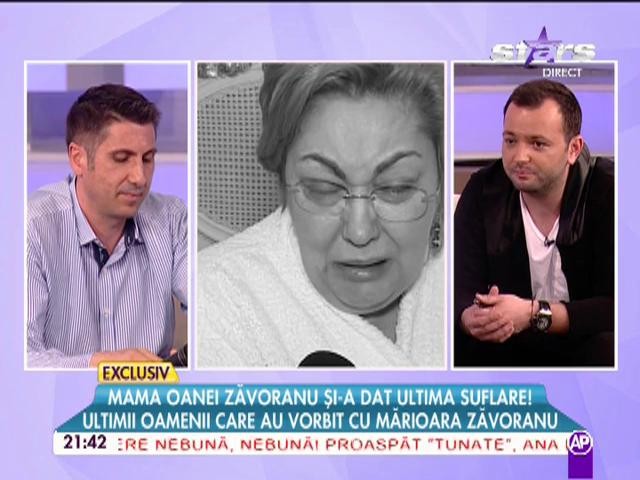 Declaraţiile TULBURĂTOARE ale ultimei persoane, care a intrat &icirc;n contact cu Marioara Zăvoranu: "Am ţinut-o &icirc;n braţe o oră jumătate"