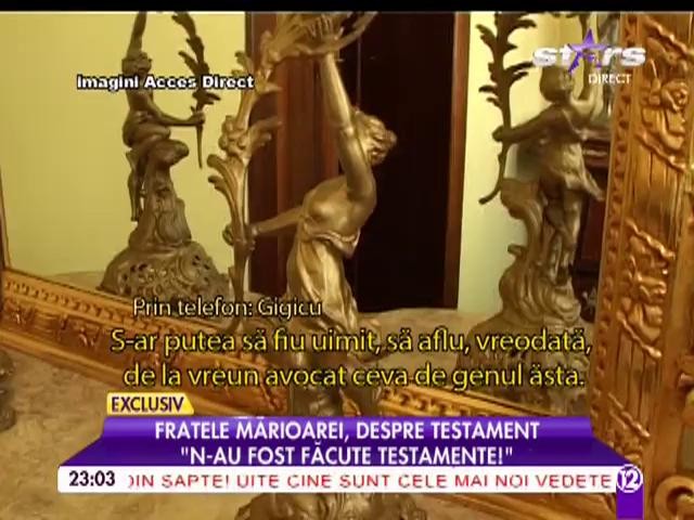 Şi-a făcut Marioara Zăvoranu testament? Fratele ei a spus tot adevărul