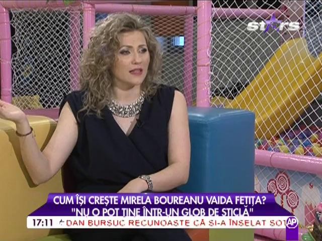 Mirela Boureanu Vaida, lecţie pentru mămici: "Copiii nu sunt deloc sensibili"