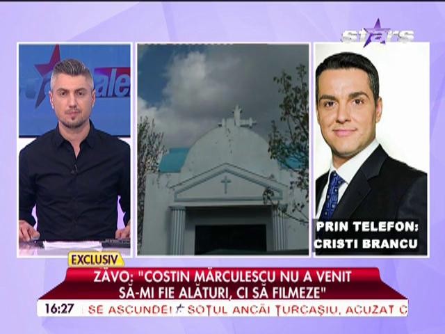 Cristi Brancu, despre Costin Mărculescu: "El a făcut astăzi o chestiune legată de foame"