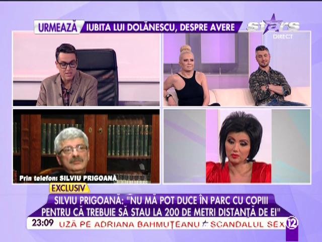 Silviu Prigoană, acuzaţii grave la adresa Adrianei Bahmuţeanu: "Sunt obişnuit cu relaţiile adulterine ale soţiei mele!"