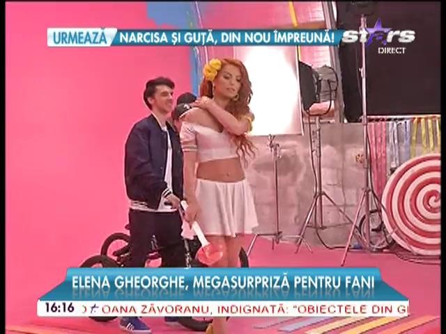 Elena Gheorghe pregăteşte o surpriză pentru fani: "E distractiv, dar e şi muncă!"
