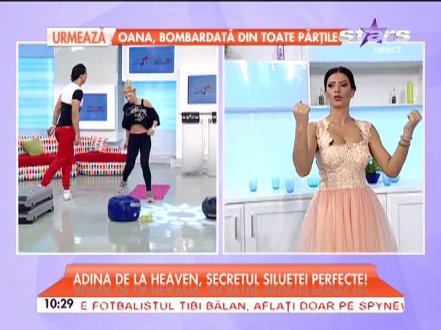 C&acirc;t de HOT este Adina de la "Heaven"! Uite cum se antrenează