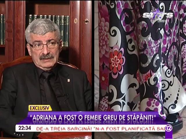 Silviu Prigoană: "A fost o femeie greu de stăp&acirc;nit"! Ce dezvăluiri a făcut despre Adriana Bahmuţeanu