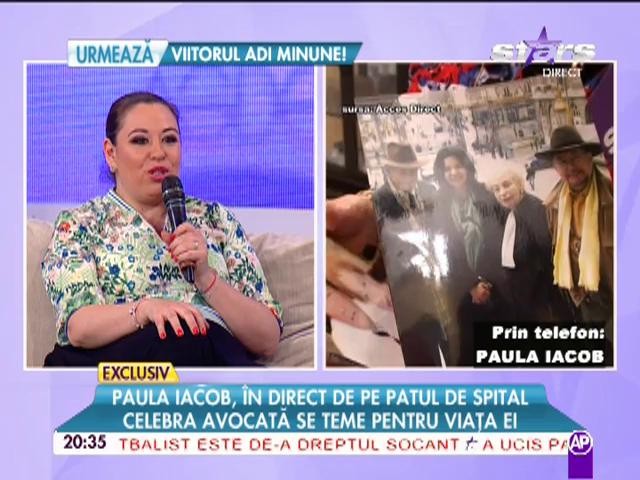 Paula Iacob, cuvinte de pe patul de spital! Cum se simte acum celebra avocată: "Vorbim de pe altă lume"