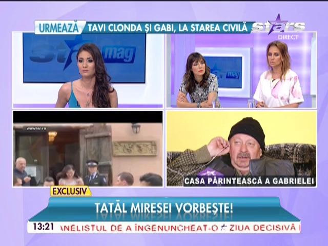 Tatăl Gabrielei Cristea &icirc;şi vede fiica mărit&acirc;ndu-se la TV: "Nu m-a invitat! Am rămas singur, o să &icirc;mi duc crucea p&acirc;nă la capăt!"