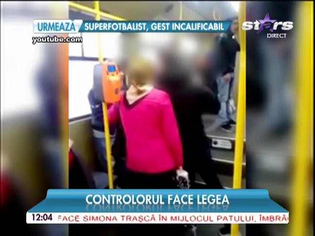 Noi violenţe &icirc;n autobuz! Controlorii RATB fac legea