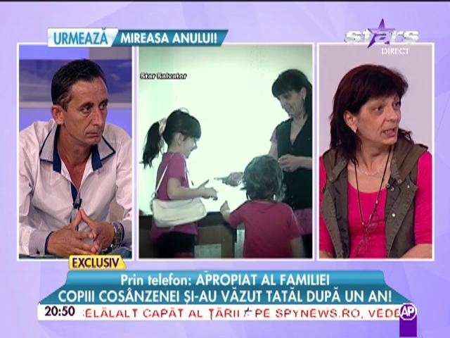 Cos&acirc;nzeana, o mama abandonată de soţ cu tot cu copii! Prima &icirc;nt&acirc;lnire a tatălui cu ei după un an 2