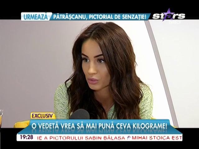 Toată lumea vrea să slăbească, ea nu! Gianina Ilieş vrea să mai pună ceva kilograme!