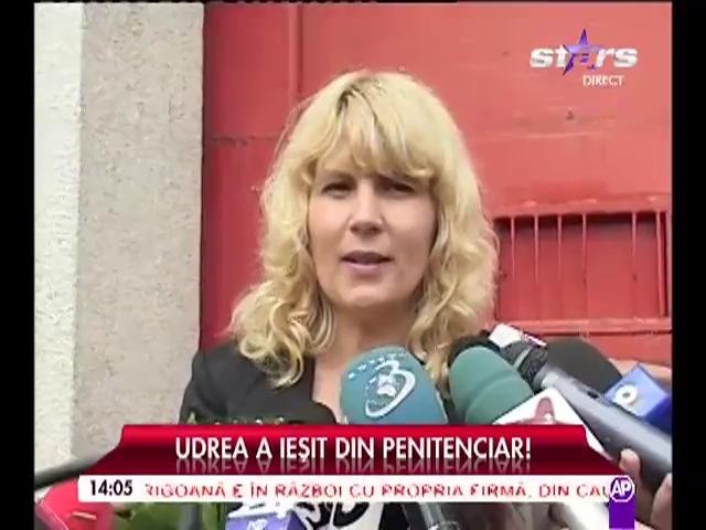 Elena Udrea, eliberată! Prima declaraţie, după ce a părăsit Penitenciarul Târgşor: "Sunt vinovată"