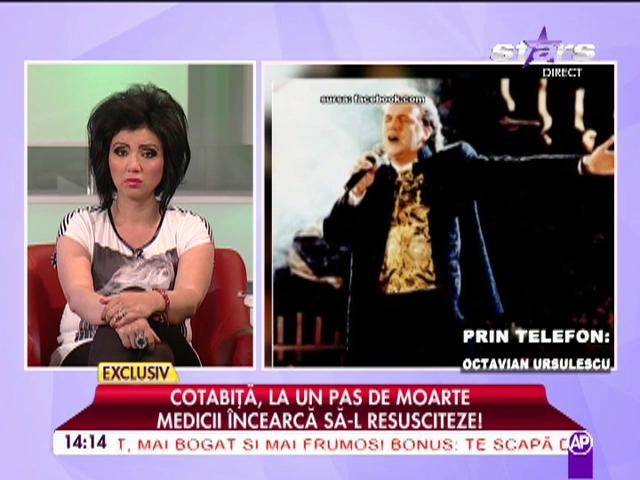 Gabriel Cotabiţă, la un pas de moarte! Medicii încearcă să-l resusciteze