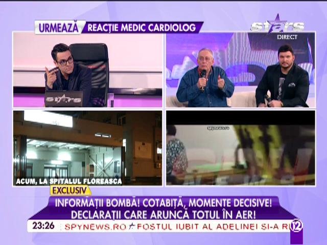 Cum s-a comportat Gabriel Cotabiţă la ultimul interviu dinainte de a ajunge la spital? Oana Turcu dă detalii şocante