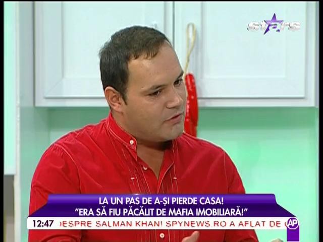 Un cântăreţ celebru, la un pas de a-şi pierde casa: "Era să fiu păcălit de mafia imobiliară!"