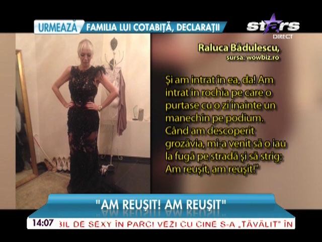 Raluca Bădulescu, impecabilă &icirc;n rochie de manechin! De la 120 de kilograme, a ajuns la o talie de viespe
