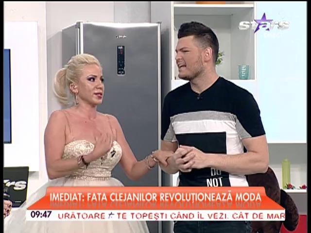 HOT sau NOT? Cum a venit &icirc;mbrăcată o artistă la tv