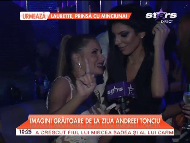 Imagini "păcătoase" de la ziua Andreei Tonciu: "Să apeleze la mine băieţii valabili"