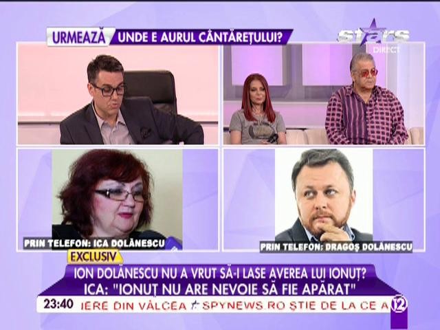 Scandalul continuă &icirc;ntre Ica şi Dragoş! Ce spun cei doi despre legăturile amoroase ale lui Ion Dolănescu 2