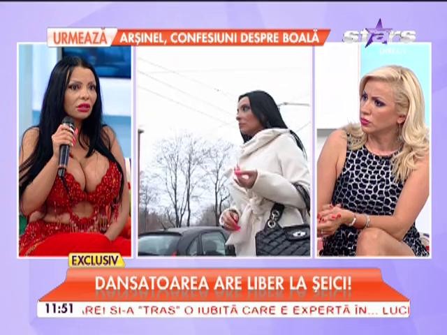Mona Dansatoarea a scăpat de interdicţia de a părăsi ţara: "Negociez contracte &icirc;n alte ţări să prestez dansul meu!"