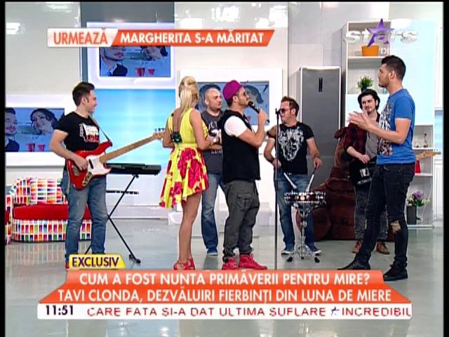 Tavi Clonda, dezvăluiri despre peripeţiile din luna de miere: "Mi-am scr&acirc;ntit piciorul!"