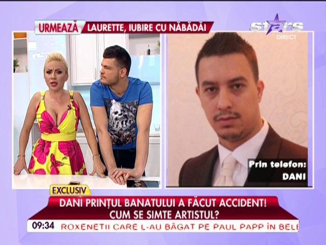 Dani "Prinţul" Banatului, implicat &icirc;ntr-un accident rutier! Cum se simte c&acirc;ntăreţul?