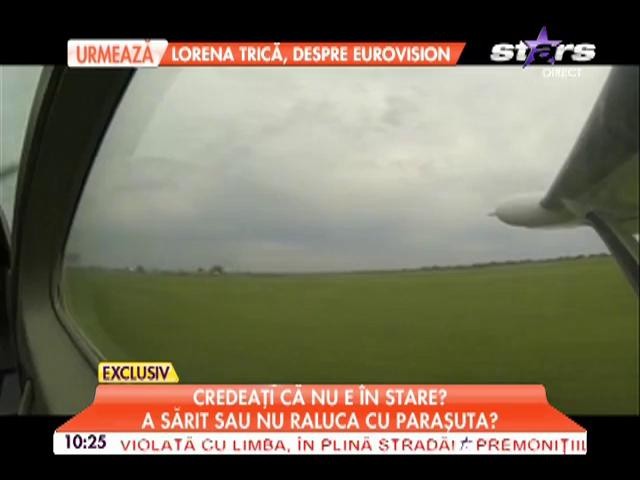 Raluca Dumitru, aşa cum nu ai mai văzut-o p&acirc;nă acum! A sărit sau nu cu paraşuta?