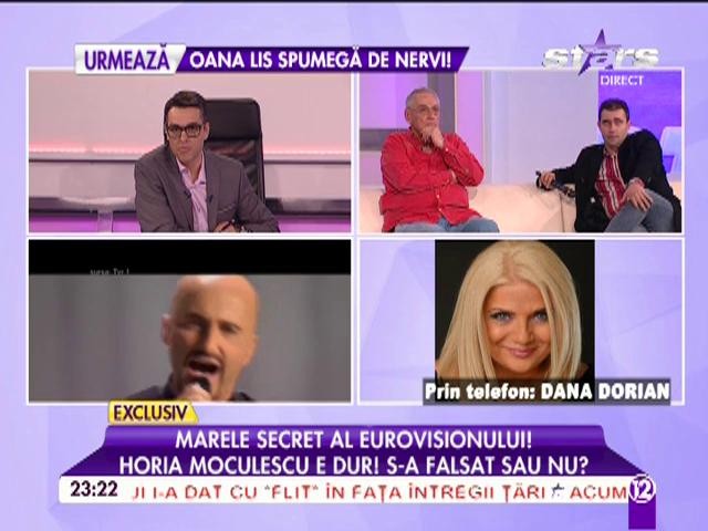 Dana Dorian, despre şansele trupei Voltaj la EUROVISION 2015: "Este o scuză pusă pe note pentru că le invadăm ţara"