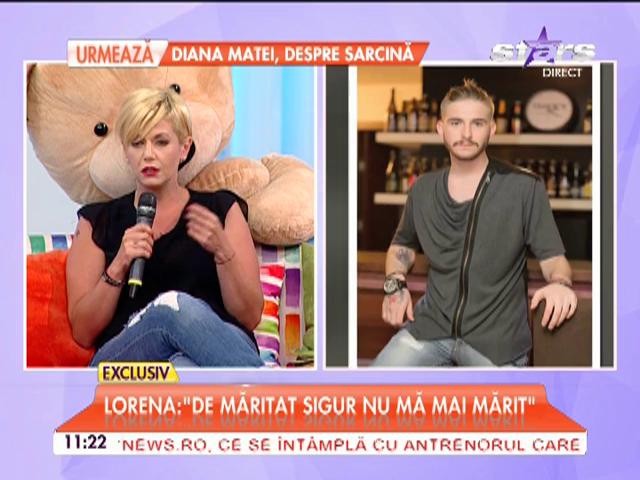 Lorena Balaci, dezvăluiri după divorţul de Eugen Trică: "Eu l-am &icirc;ncurajat să-şi facă o nouă relaţie"