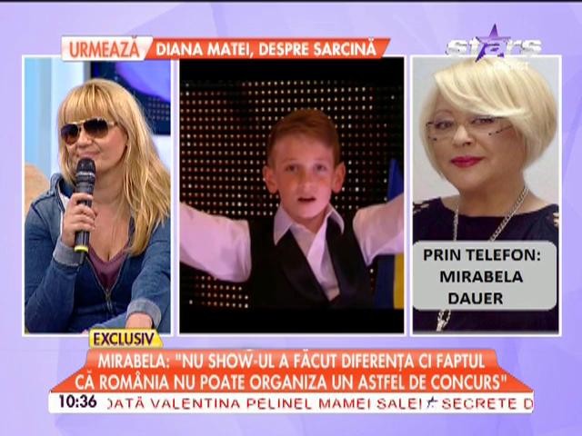 Mirabela Dauer, scoasă din sărite, după finala Eurovision 2015: "Nu mai daţi &icirc;n rom&acirc;ni, fraţilor! Noi nu ştim să ne iubim ţara!"