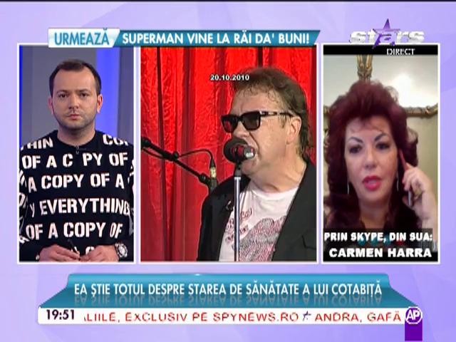 Previziuni şocante! Ea ştie totul despre starea de sănătate a lui Cotabiţă: "Sunt rezervată"