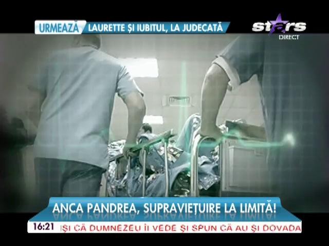Ultimele detalii cu privire la starea de sănătate a Ancăi Pandrea: "Stau nonstop cu butelia de oxigen"