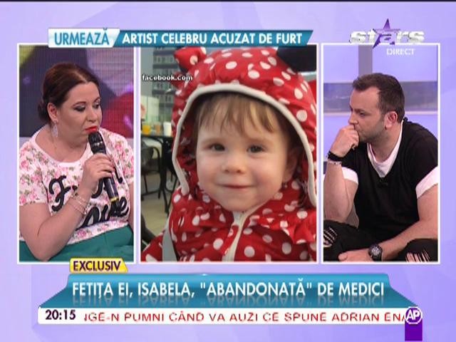 Momente grele pentru Oana Roman! Fetiţa ei a ajuns de urgenţă la spital