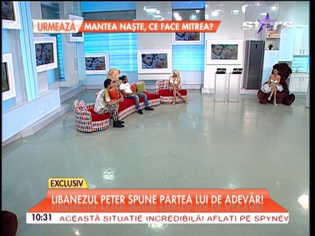 Prima apariţie televizată a libanezului Peter! A dat declaraţii surprinzătoare despre Simona Traşcă