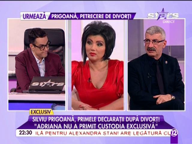 Primele declaraţii ale lui Silviu Prigoană, după divorţul de Adriana Bahmuţeanu: "Copiii nu trebuie cumpăraţi"