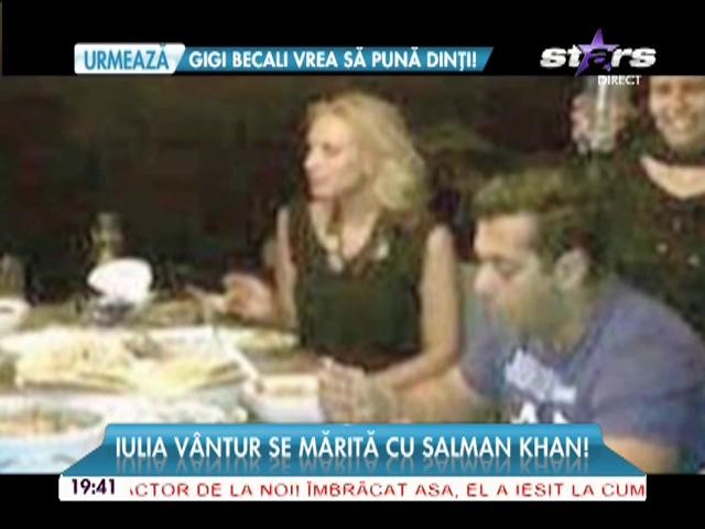Presa indiană a făcut un anunţ şoc! Iulia V&acirc;ntur se merită cu Salman Khan
