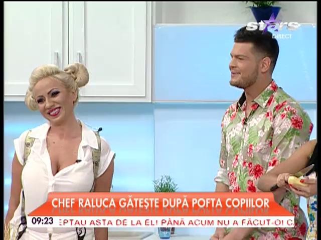 Raluca Dumitru, reţete speciale pentru Ziua Copilului: "cartofi prăjiţi" şi "brioşe"