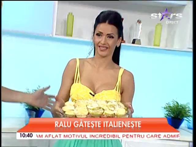 Raluca Dumitru a gătit italineşte! &Icirc;ncearcă o reţetă delicioasă vegetariană