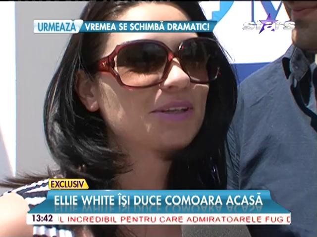 Ellie White şi fiica ei au fost externate! Primele imagini de la maternitate!