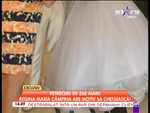 Petrecere de zile mari! Regina Maria Câmpina chefuieşte la nunta nepoatei sale