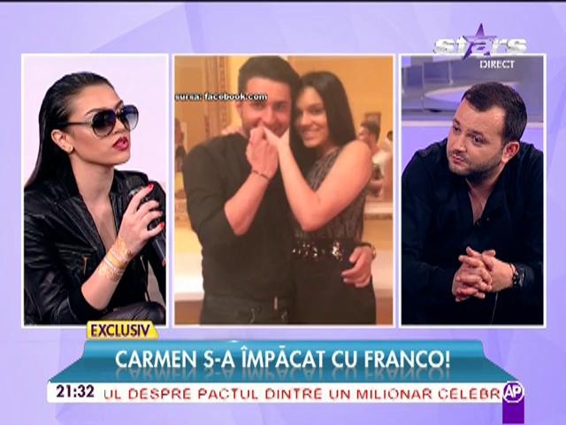E de acord sau nu Adrian Minune cu relaţia dintre Carmen şi Franco? Solista nu s-a mai ascuns şi a spus ADEVĂRUL