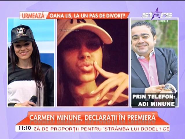 Surpriză de proporţii pentru Carmen Minune, &icirc;n direct! I-a spus la TV că o iubeşte