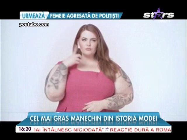 Ea este femeia care a distrus mitul greutăţii ideale! Cel mai gras manechin din industria modei