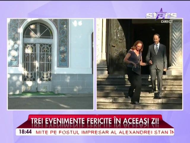 Zi fericită pentru Călin Popescu Tăriceanu! Fostul premier şi-a botezat copilul